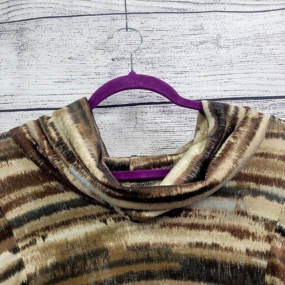 PerSeption Concepts Sweater Women's Turtleneck Soft Long Sleeve Top XL - Picture 2 of 7